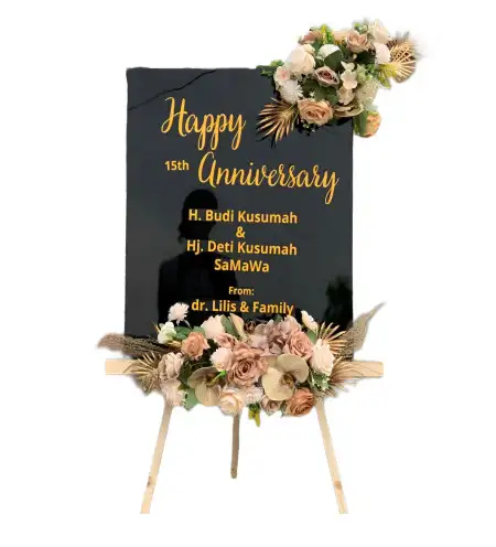 Papan Bunga Akrilik Temon Wetan