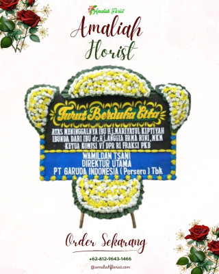 Papan Bunga Duka di Temon Wetan