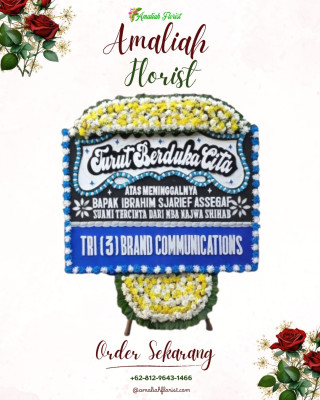 Papan Bunga Duka di Temon Wetan