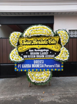Papan Bunga Duka di Temon Wetan
