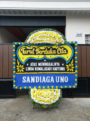 Papan Bunga Duka di Temon Wetan
